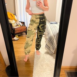 Camo jean joggers